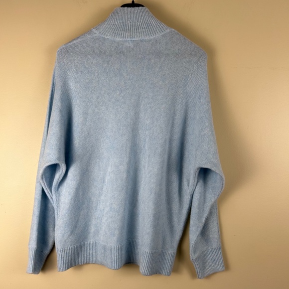 Reitmans Cashmere Blend light blue sweater size Small - Picture 3 of 9